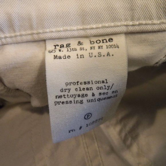 Rag & Bone Split Skinny Off White Black Lace Embroidered Jeans sz 25 W1534O026 - Picture 11 of 14